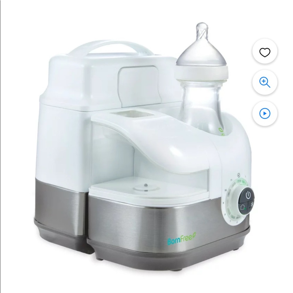 Born Free baby bottle warmer and two bottle cooler